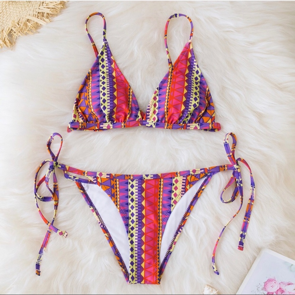 Cupshe Boho Triangle Bikini